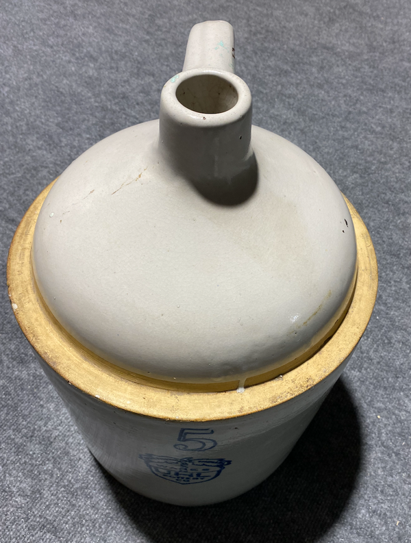 Vintage 5-gallon jug.