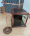 Antique copper National Cash Register model 211 with matching receipt box and spike.