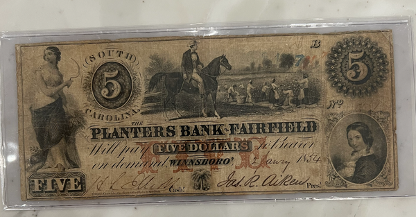 $5 Planters Bank of Fairfiled