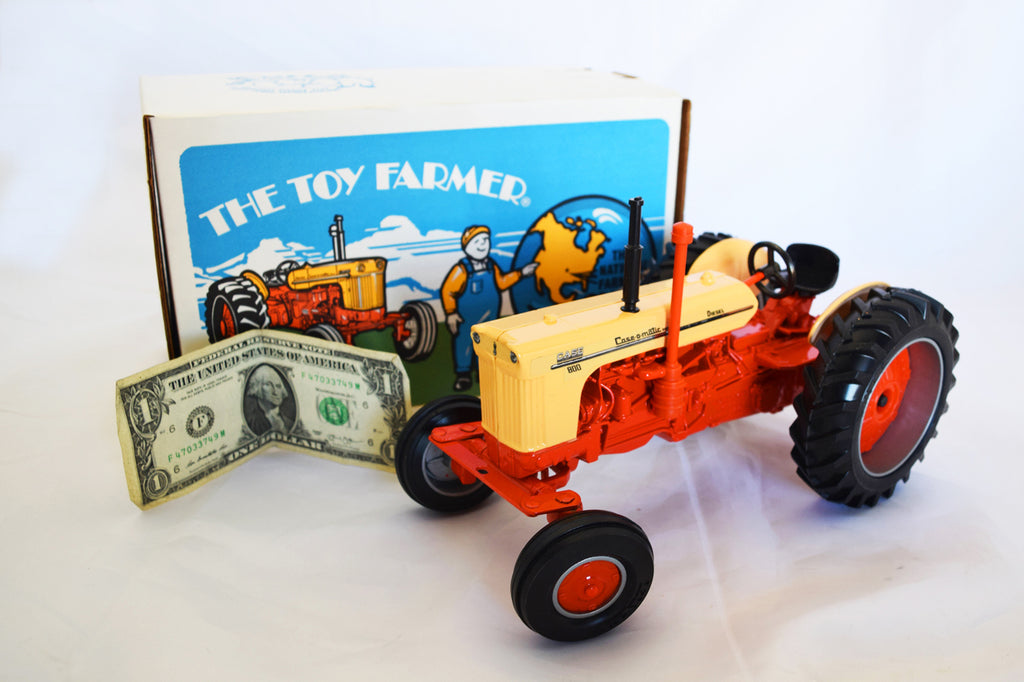 Vintage case top toy tractors