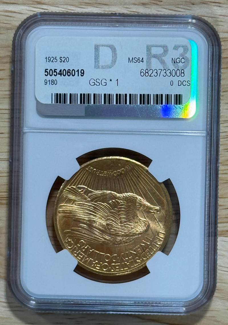 1-oz, Pre-33, MS 64 St Gaudens Gold coin