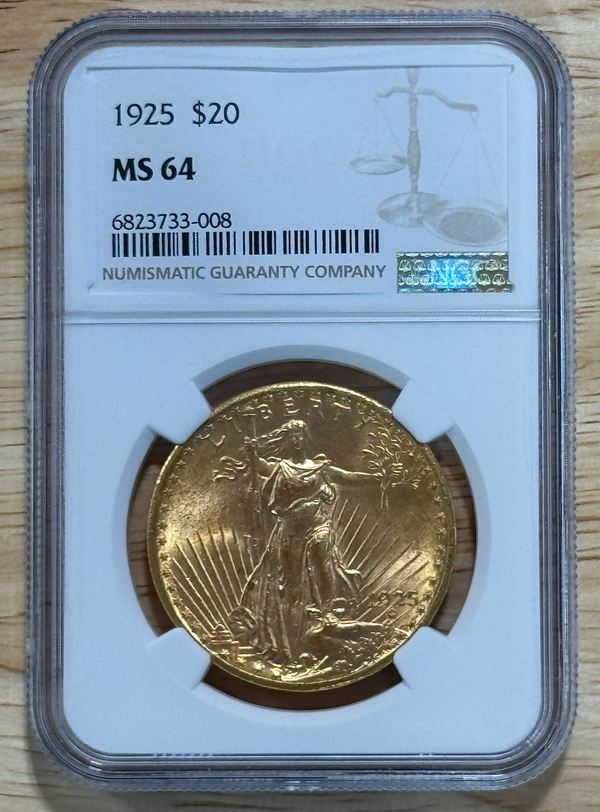 1-oz, Pre-33, MS 64 St Gaudens Gold coin