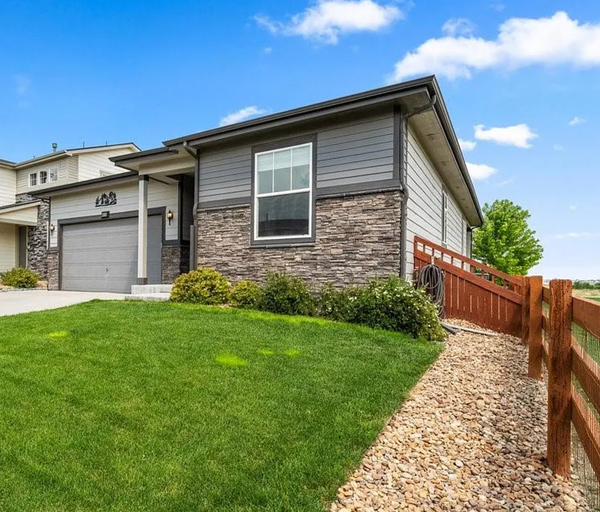 Home for sale in Erie/Frederick. 3 bed, 2 bath, 2-car garage, one-floor, pool access.