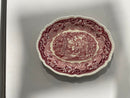 Vista Pink (No Trim) China by Mason's 13" Gadroon Edge Oval Serving Platter