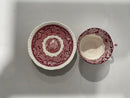 Vista Pink (No Trim) China by Mason's Flat Cup & Saucer