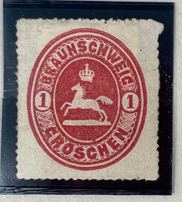 Travelstamp 1865 Germany Brunswick