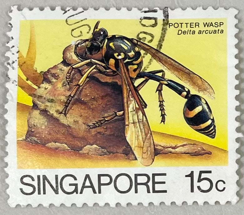 Singapore 455a- Potter Wasp 1985