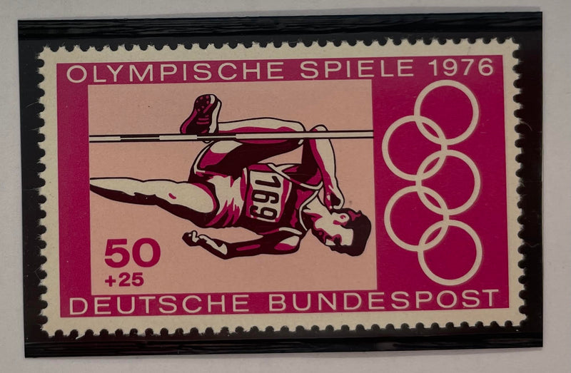 1976 Germany High Jump Stamp