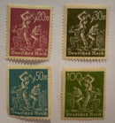 1922 Germany Reich Miner Stamps