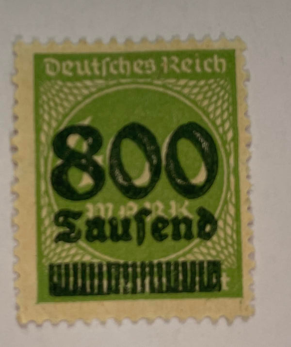 1923 Germany Reich Stamp