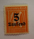 1923 Germany Reich Stamp