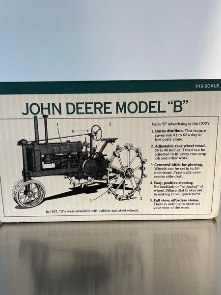 John Deere 1937 Model "B" Tractor