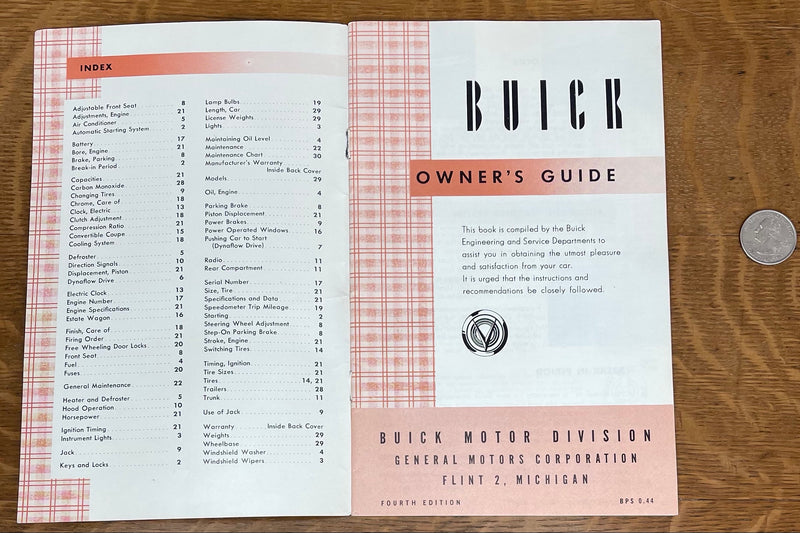 Antique Buick Owners Guide