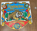 Antique Original Ringling Bros Advertisement Sign