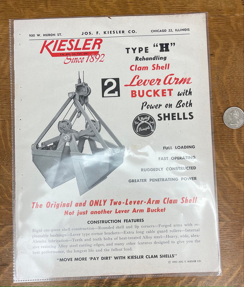 Antique Kiesler Advertisement 1953