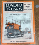 Antique 1924 Radio News Cover