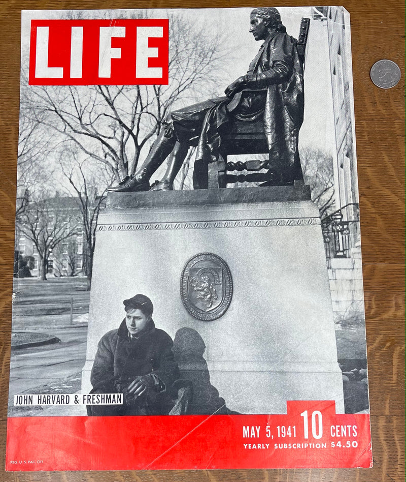 Antique 1941 LIFE Magazine Cover