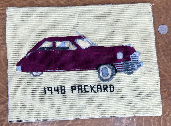 Antique Original Crochet 1948 Packard