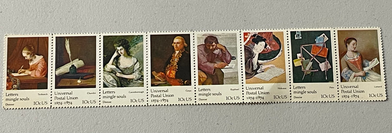 Antique 1974 Postal Union Stamp Set