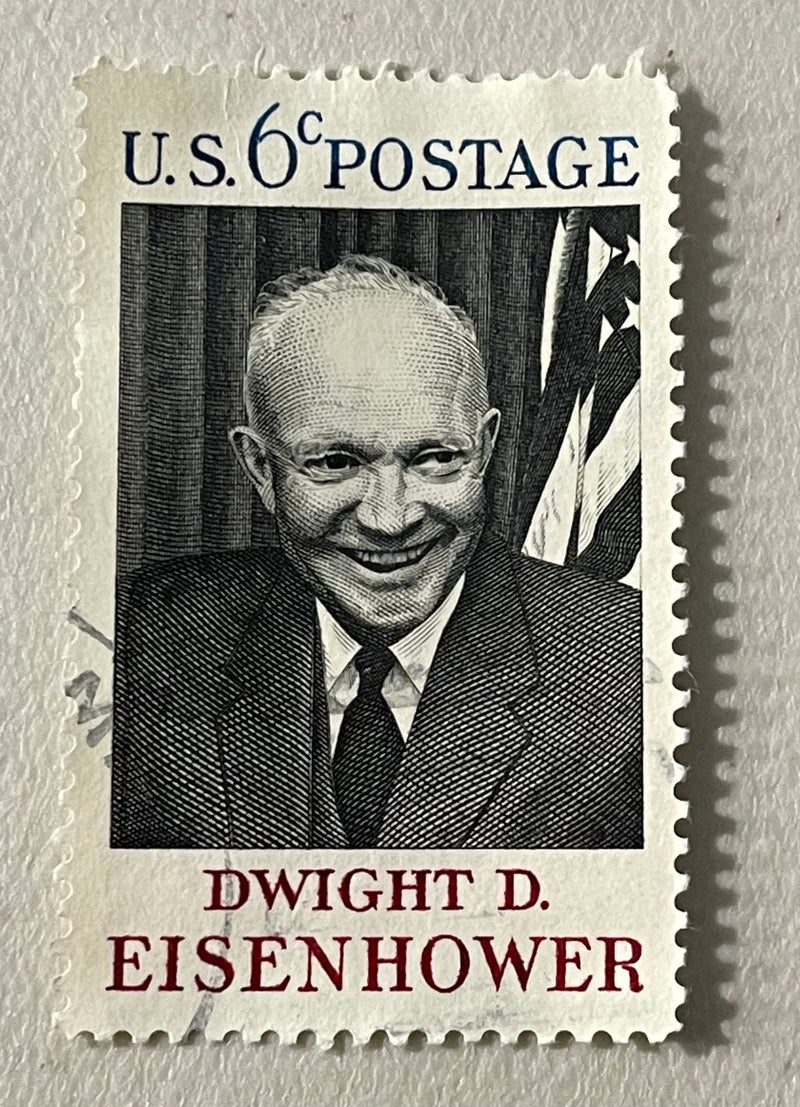 Antique 1969 Dwight D Eisenhower Stamp