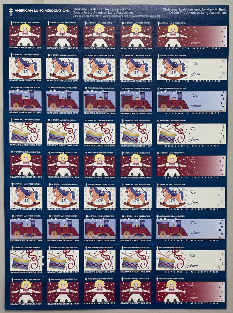 1999 American Lung Association stamps