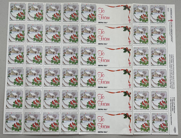 1991 American Lung Association stamps