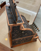 Antique copper National Cash Register model 211 with matching receipt box and spike.