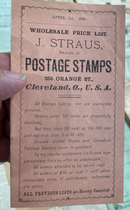 Large collection of old philatelic stamp catalogues from the 1800s.