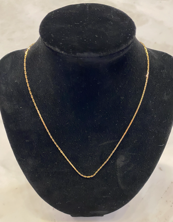 Fine 16" necklace.