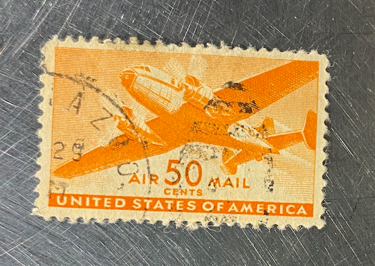 1941 Air Mail 50 cent stamp