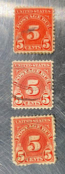 1930 5 cent Postage Due stamp