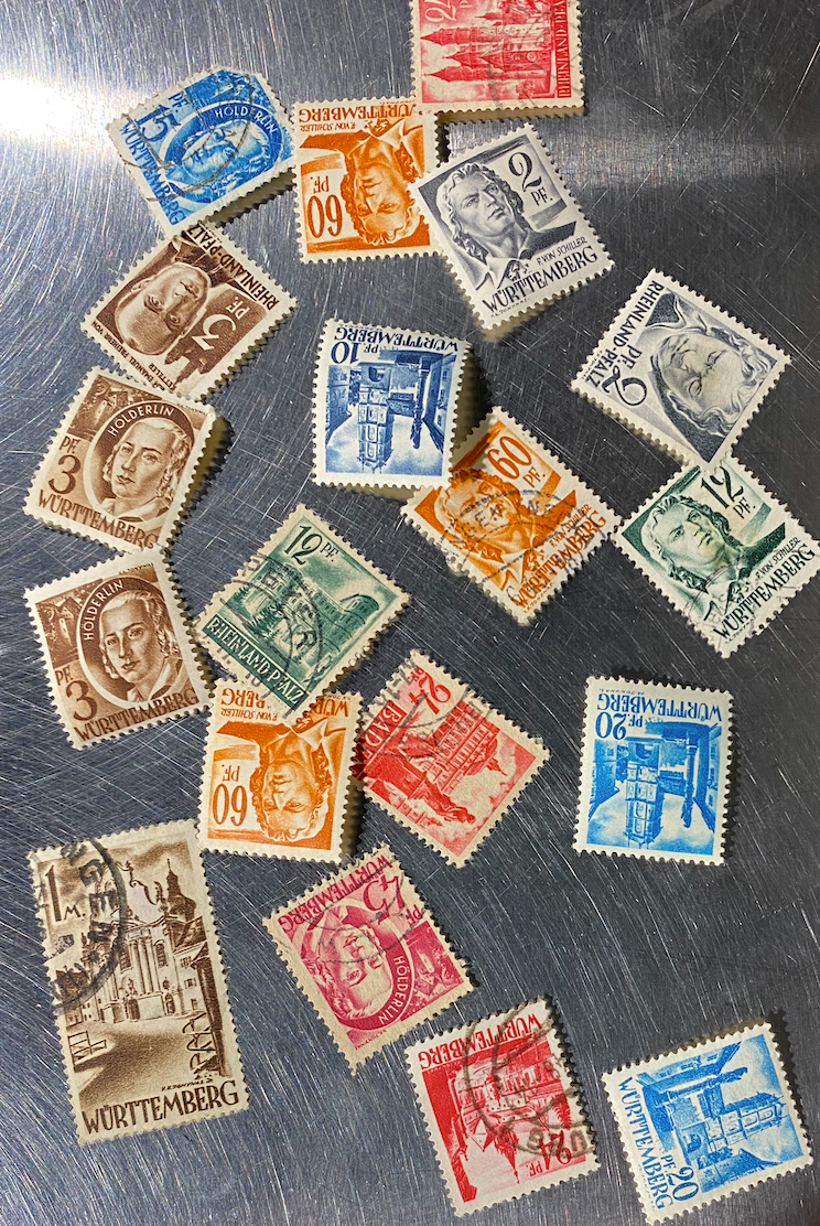 1948-49 Germany French Occupation Zone Rheinland Pfalz/Wurttemberg stamps