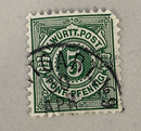 Wurttemberg Germany 1890 definitive stamp.