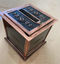 Antique copper National Cash Register model 211 with matching receipt box and spike.