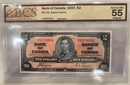 $2, 1937, Bank of Canada Currency