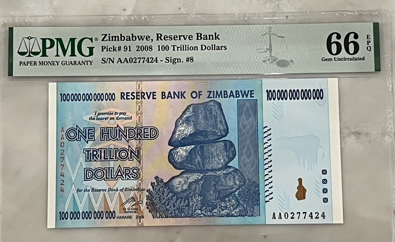 100 Trillion Dollars, Zimbabwe, Reserve Bank