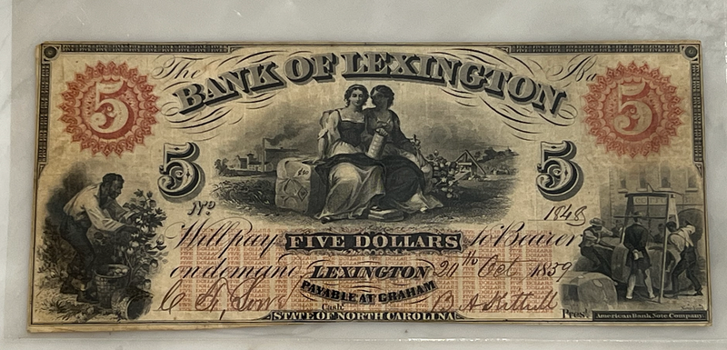 $5 Bank of Lexington