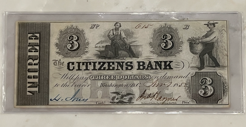 $3 Citizens Bank