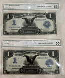 $1 1899 Silver Certificates (two consecutive serial numbers)