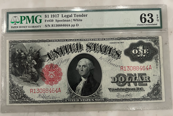 $1 1917 Legal Tender