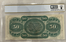 $50 1872 Revenue Bond Scrip Columbia, South Carolina