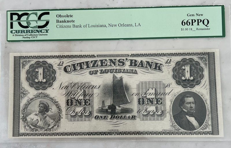 $1 Citizen's Bank of Louisiana