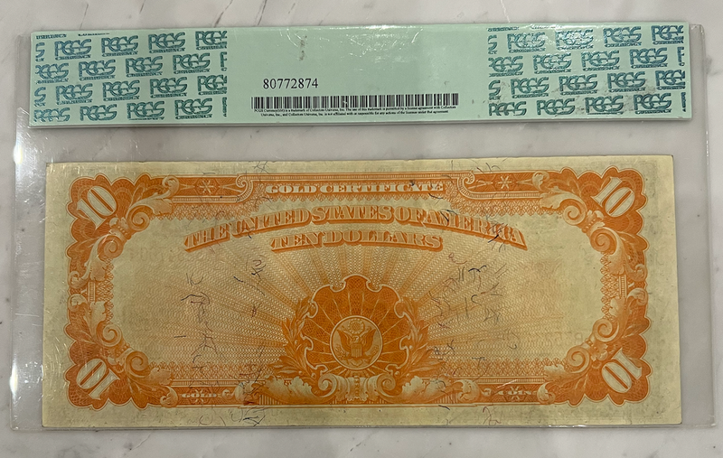$10 Gold Certificate 1907