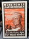 Authentic, original "MORE POWER for EISENHOWER" poster.
